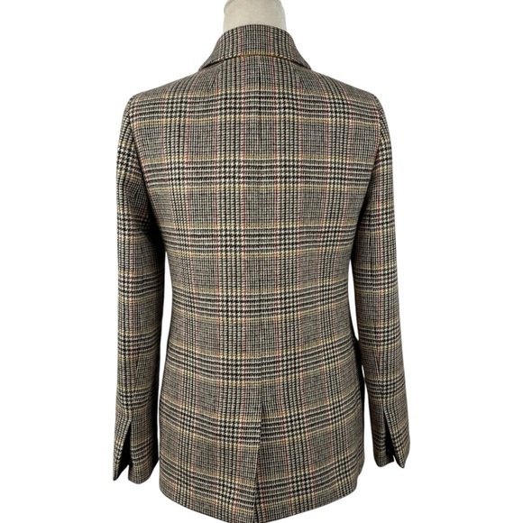 J.Crew Sommerset Blazer Houndstooth Wool Brown Academia Moon British Cloth 2 - Picture 9 of 16